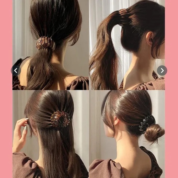 💥AWESOME HAIR STYLIST TOOL/BUN🥰 UPDU 🥰CLIP🥰 PLASTIC SCRUNCHIE 🥰 NIP💥 - Picture 4 of 5